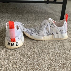 Adidas White NMDs Womens Size 7